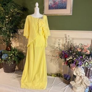 Yellow Mother of the Bride Dress